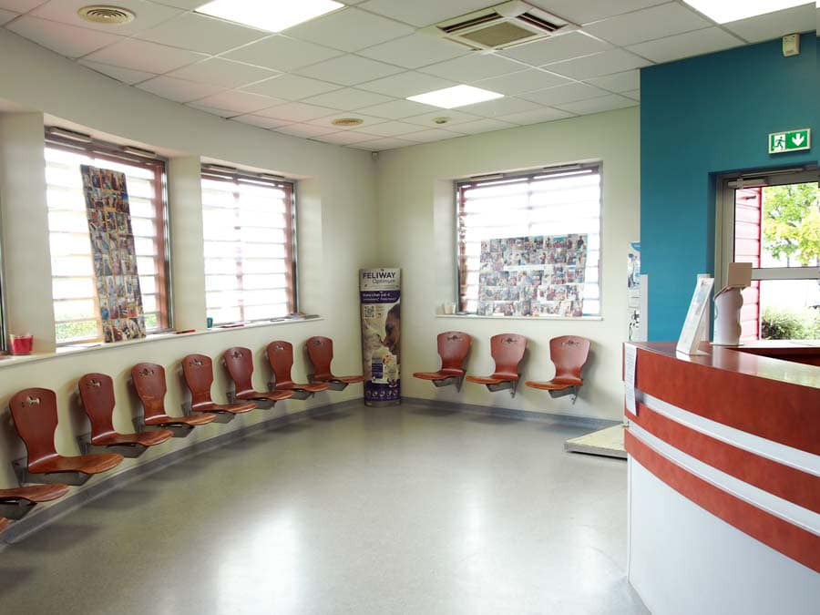 Salle d'attente de la clinique des Prés à Issoire