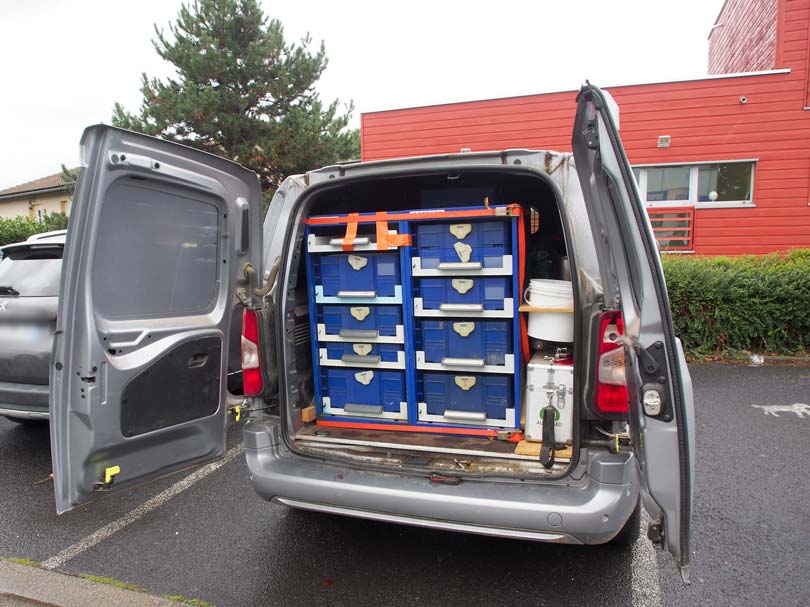 Camionnette de transport